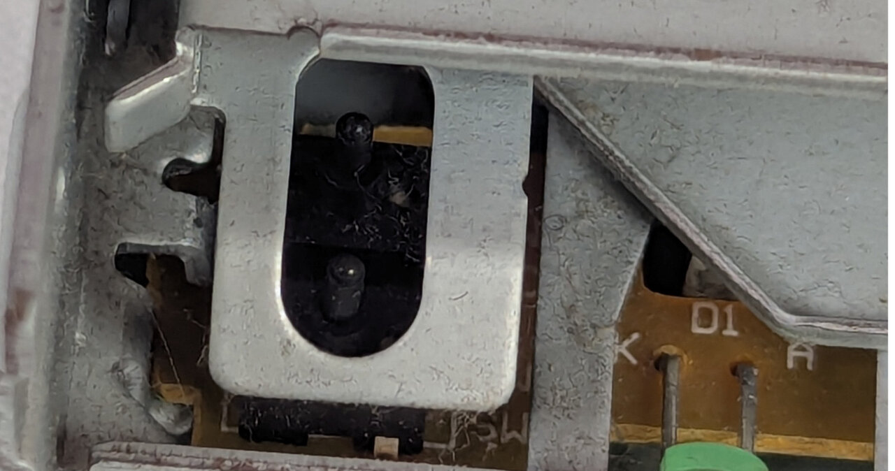 The front sensor switches