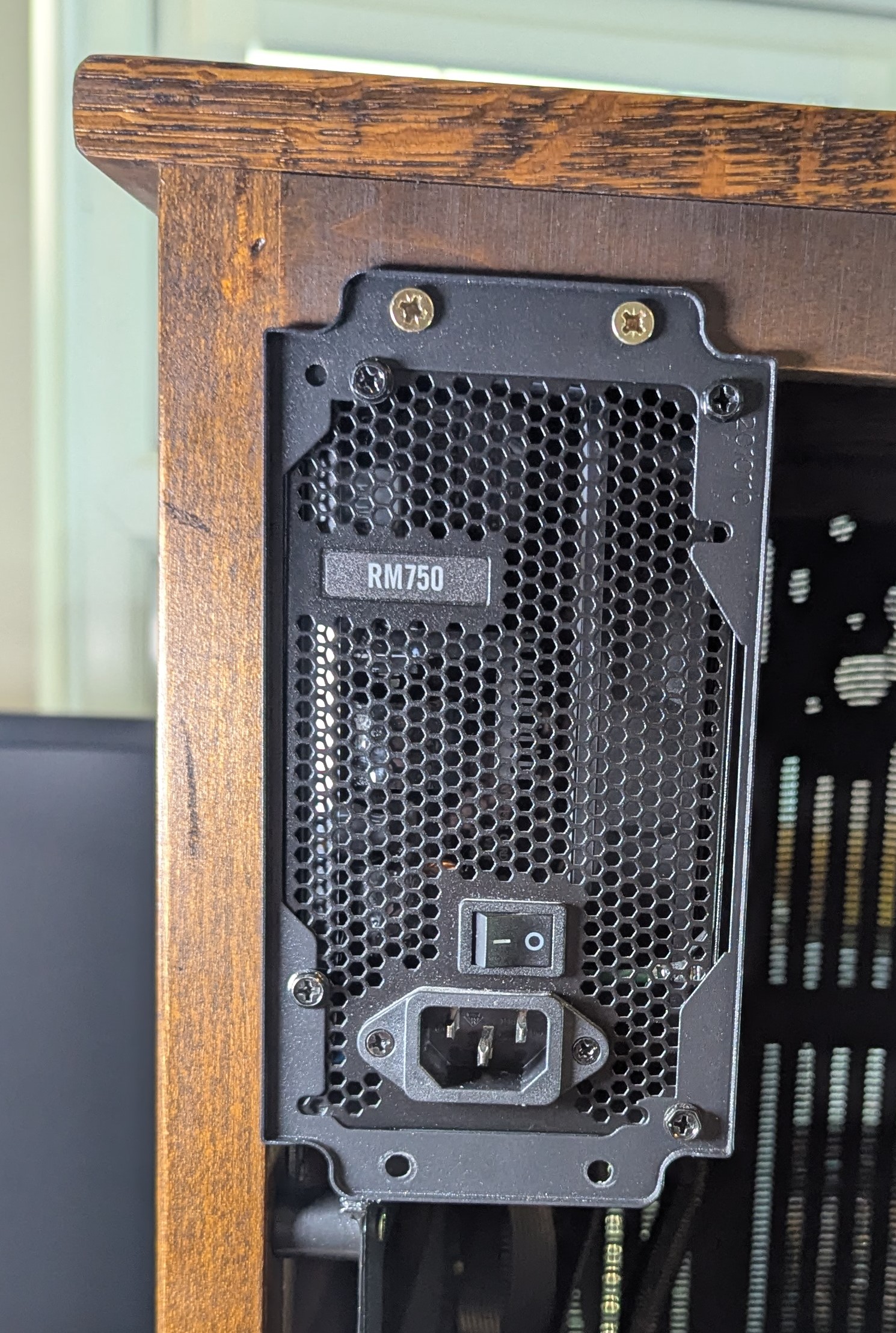 PSU mounted