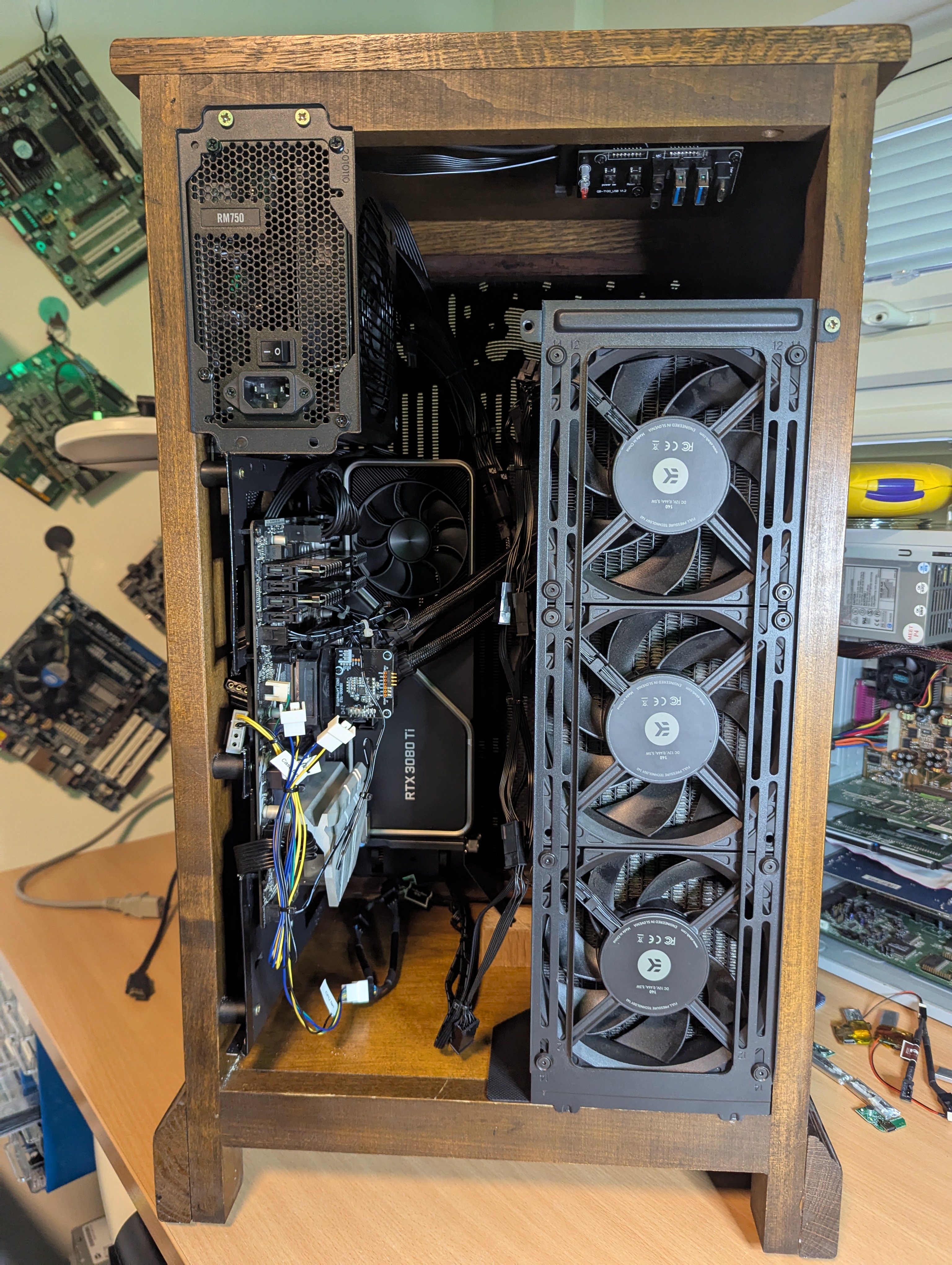 Final build from the back
