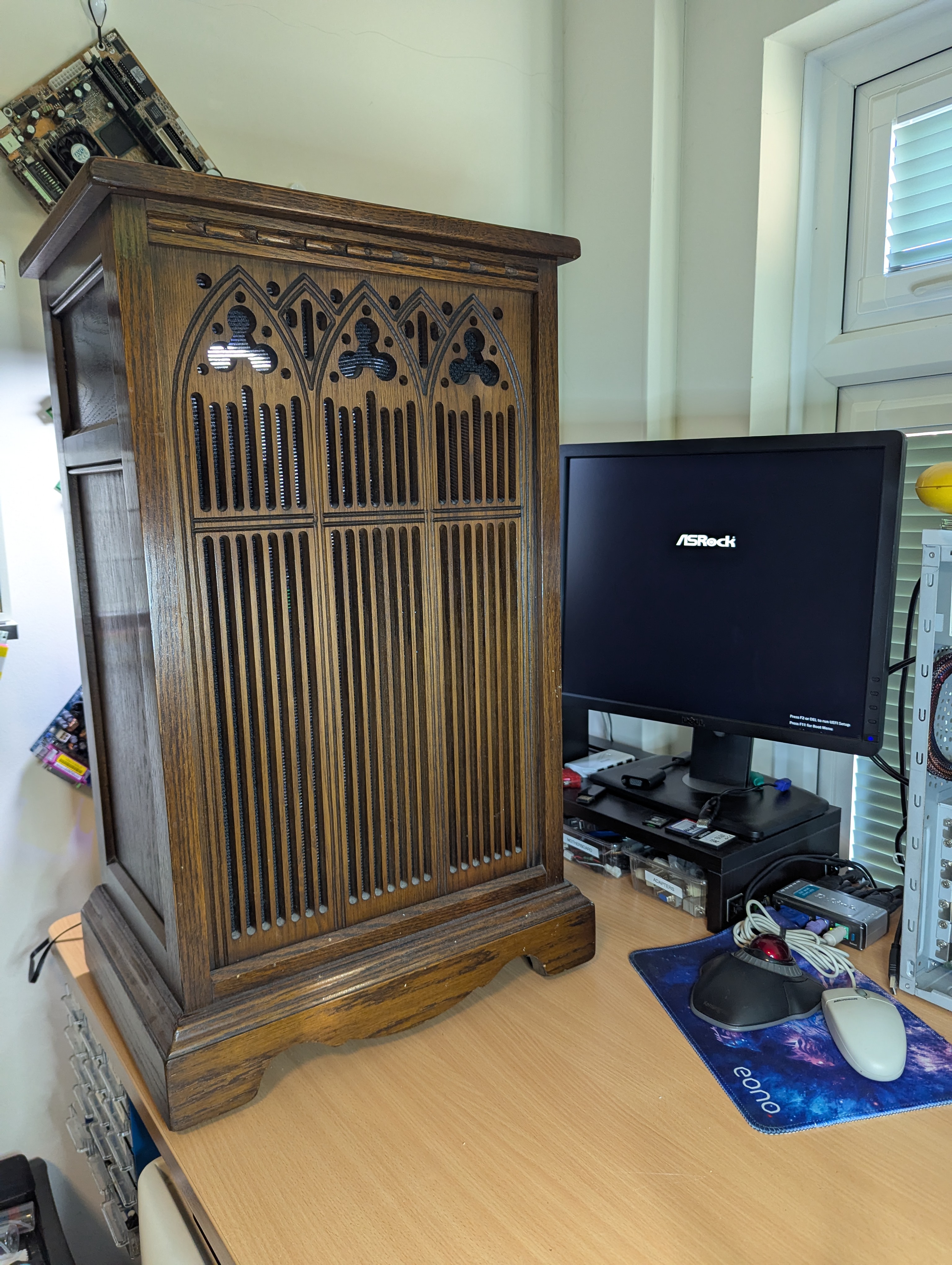 Machine on test bench
